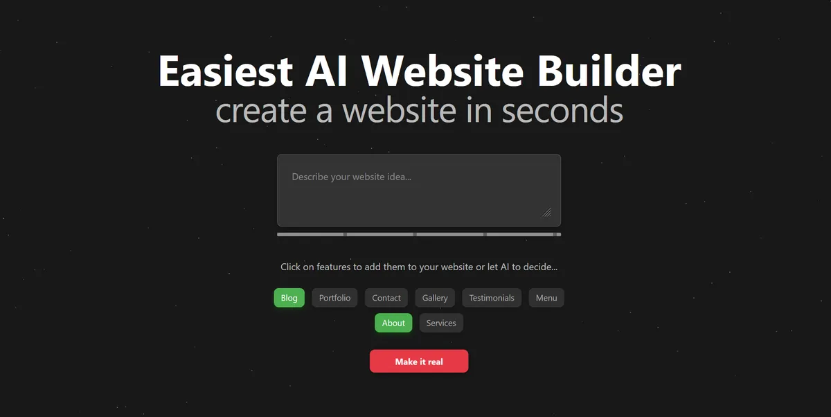 Instago.ai AI Website Builder